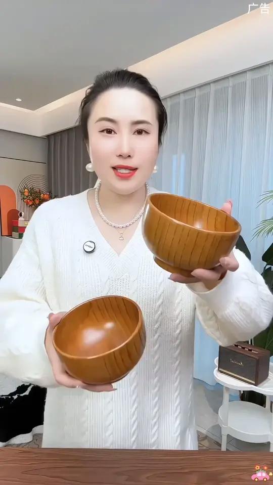 蒙古奶茶碗天然酸枣木碗复古成人米饭碗实木大号家用木碗防摔