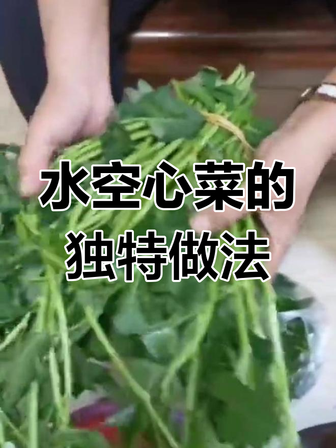 江西水空心菜,炒辣椒配猪油更美味