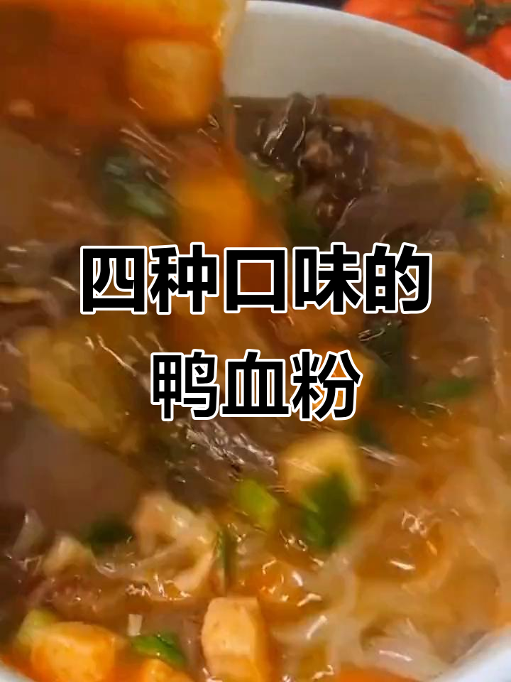 南京鸭血粉丝汤,四种口味大比拼!鲜美无比让人过瘾