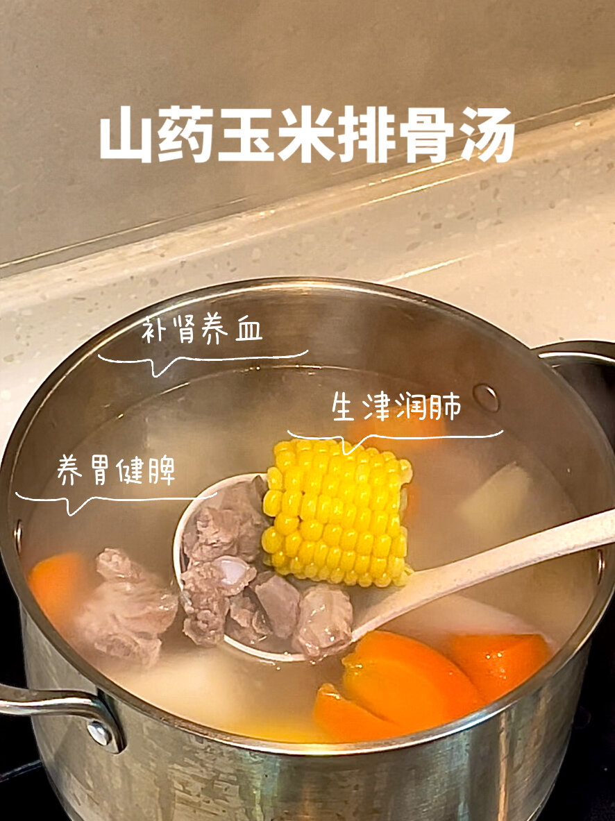 广东婆婆手把手教的山药玉米排骨汤