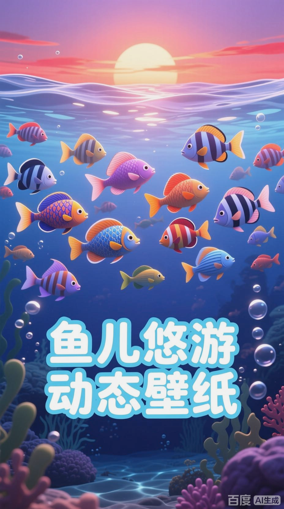 鱼儿悠游，灵动壁纸