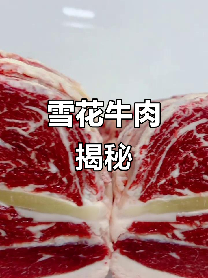 雪花牛肉并非特指,而是脂肪与瘦肉交织形成的独特纹理