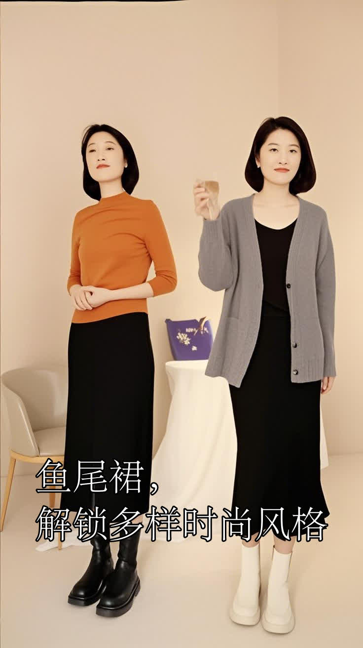 鱼尾裙,解锁多样时尚风格