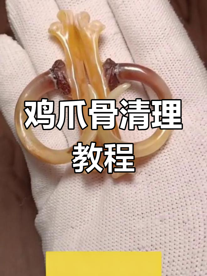 文玩鸡爪骨处理全流程,耐心操作技巧