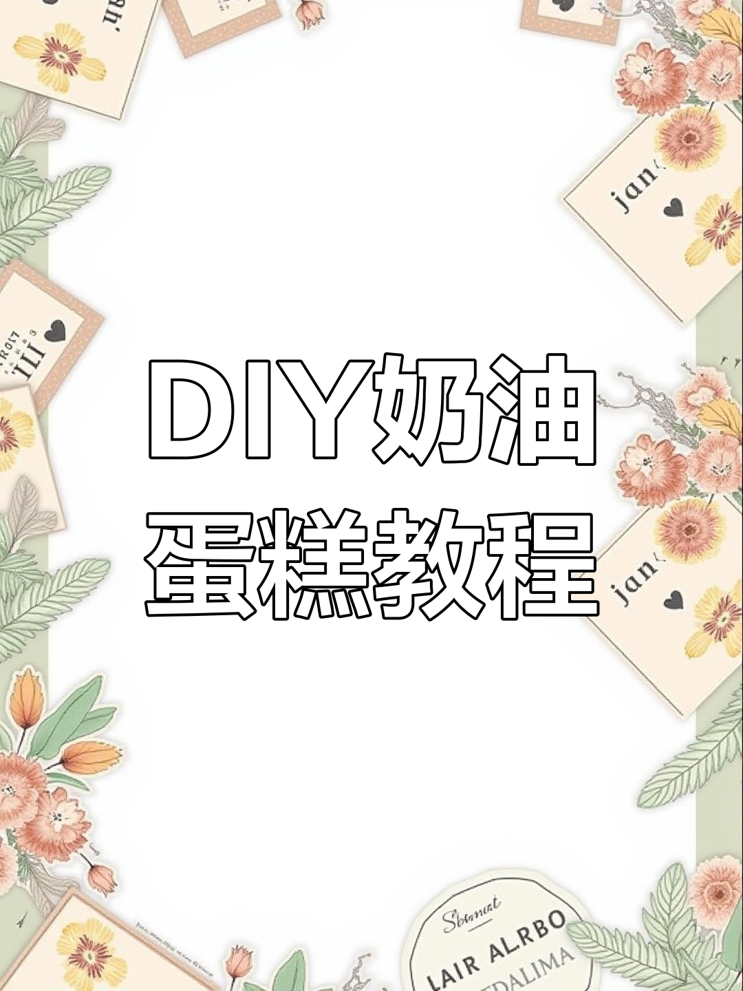 亲手做生日蛋糕,超有趣DIY挑战!