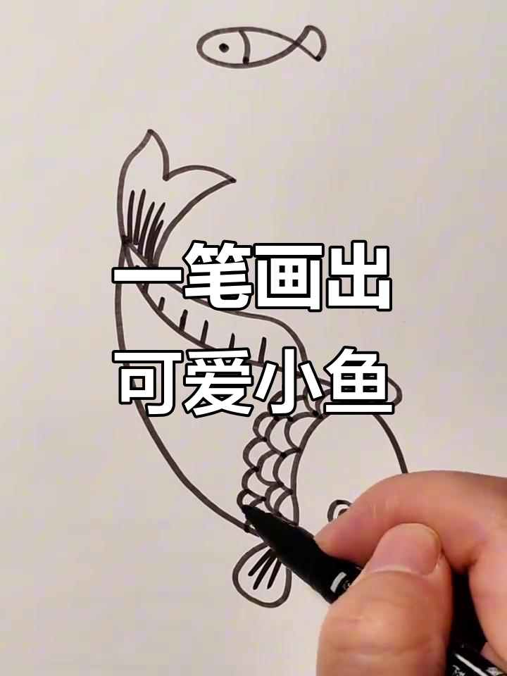 轻松学画鱼,简单步骤搞定!