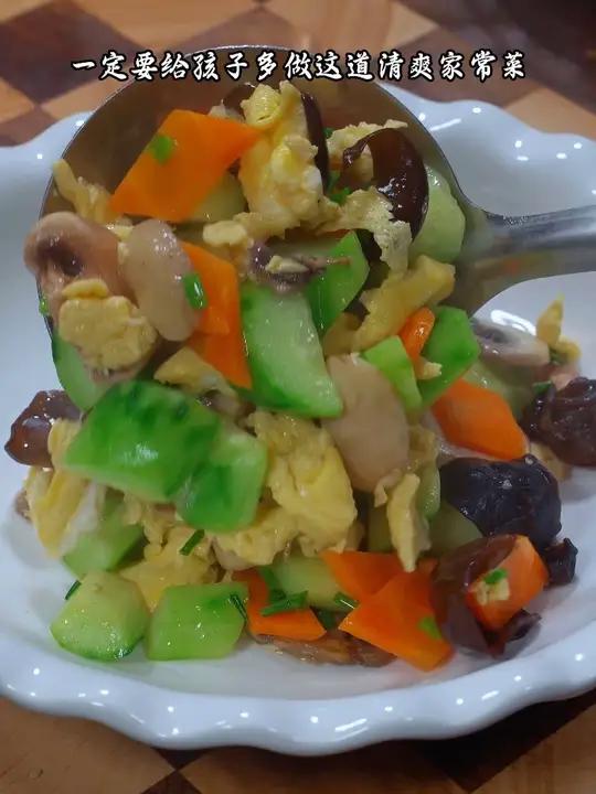 夏天一定要给孩子多做这道清爽家常菜,有菜有蛋丰富又营养好吃