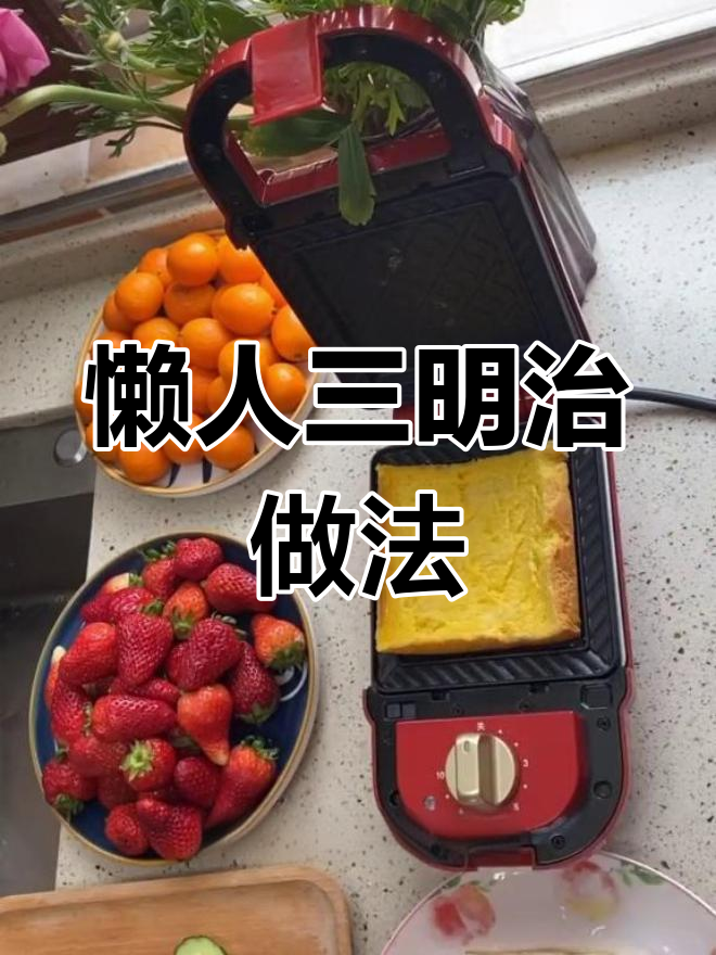 三明治机轻松做早餐,三种美味吃法