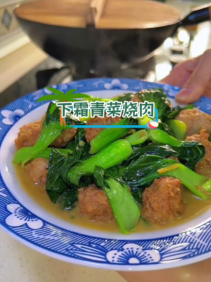 家的味道:下霜青菜烧肉圆