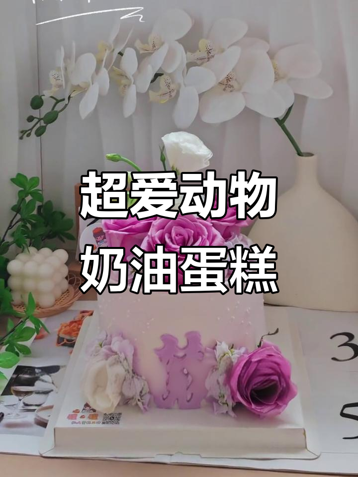 动物奶油蛋糕大赏，生日必备美味！
