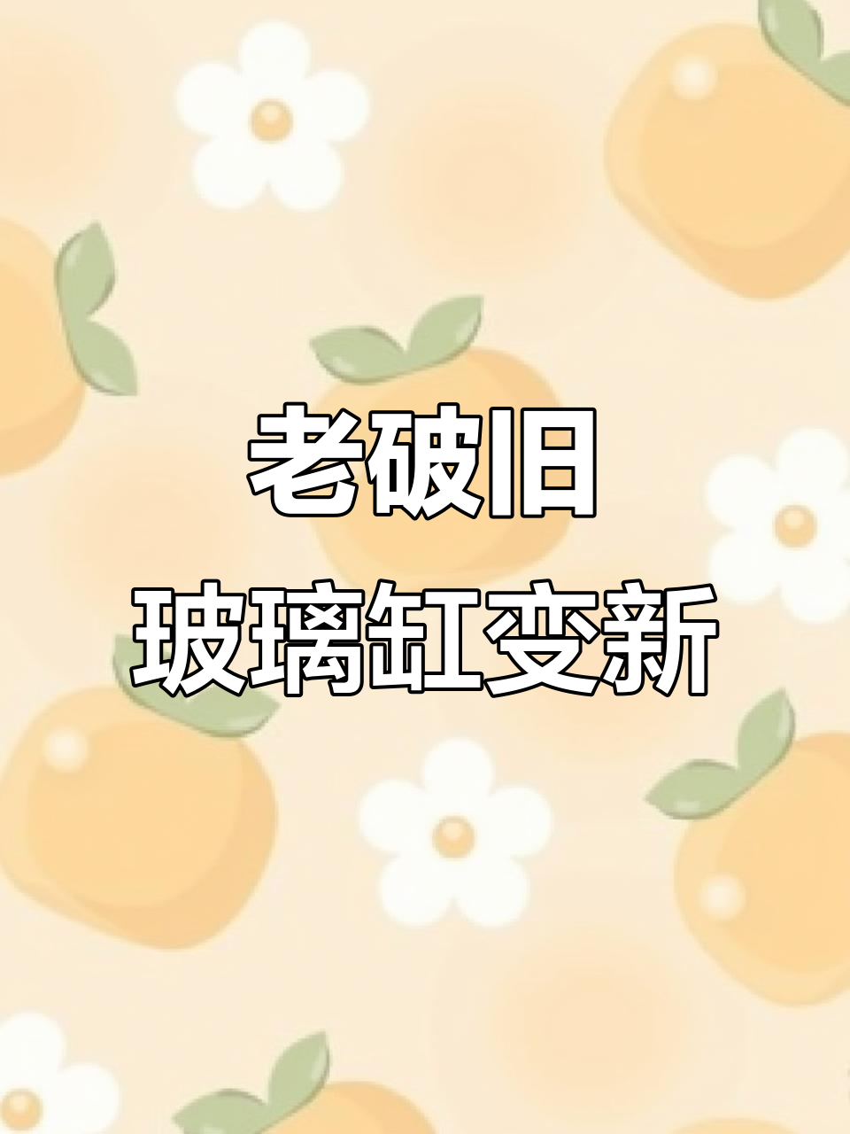 废旧玻璃缸变身生态鱼缸，简单步骤教你DIY改造