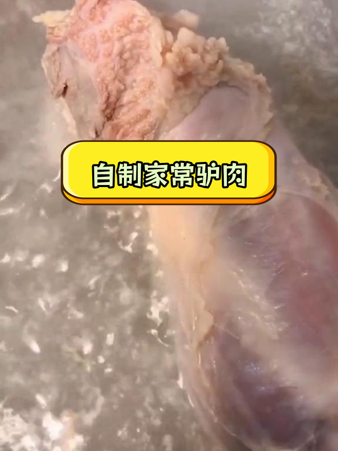 在家炖驴肉的完美做法