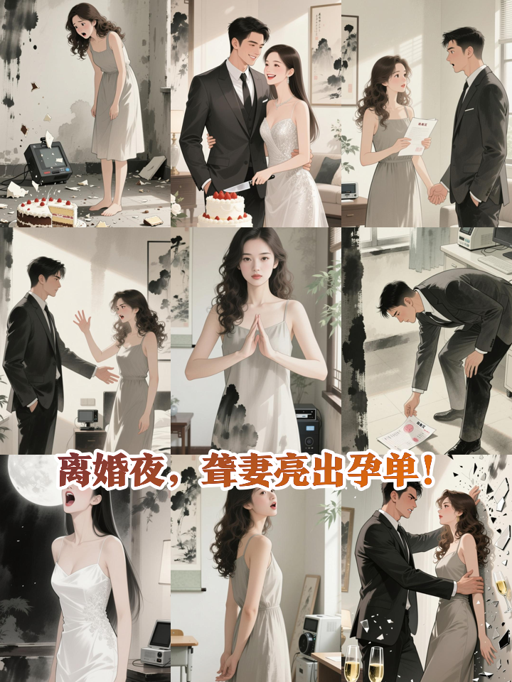 被嘲三年的聋妻甩出离婚协议，总裁看见孕检单疯了
