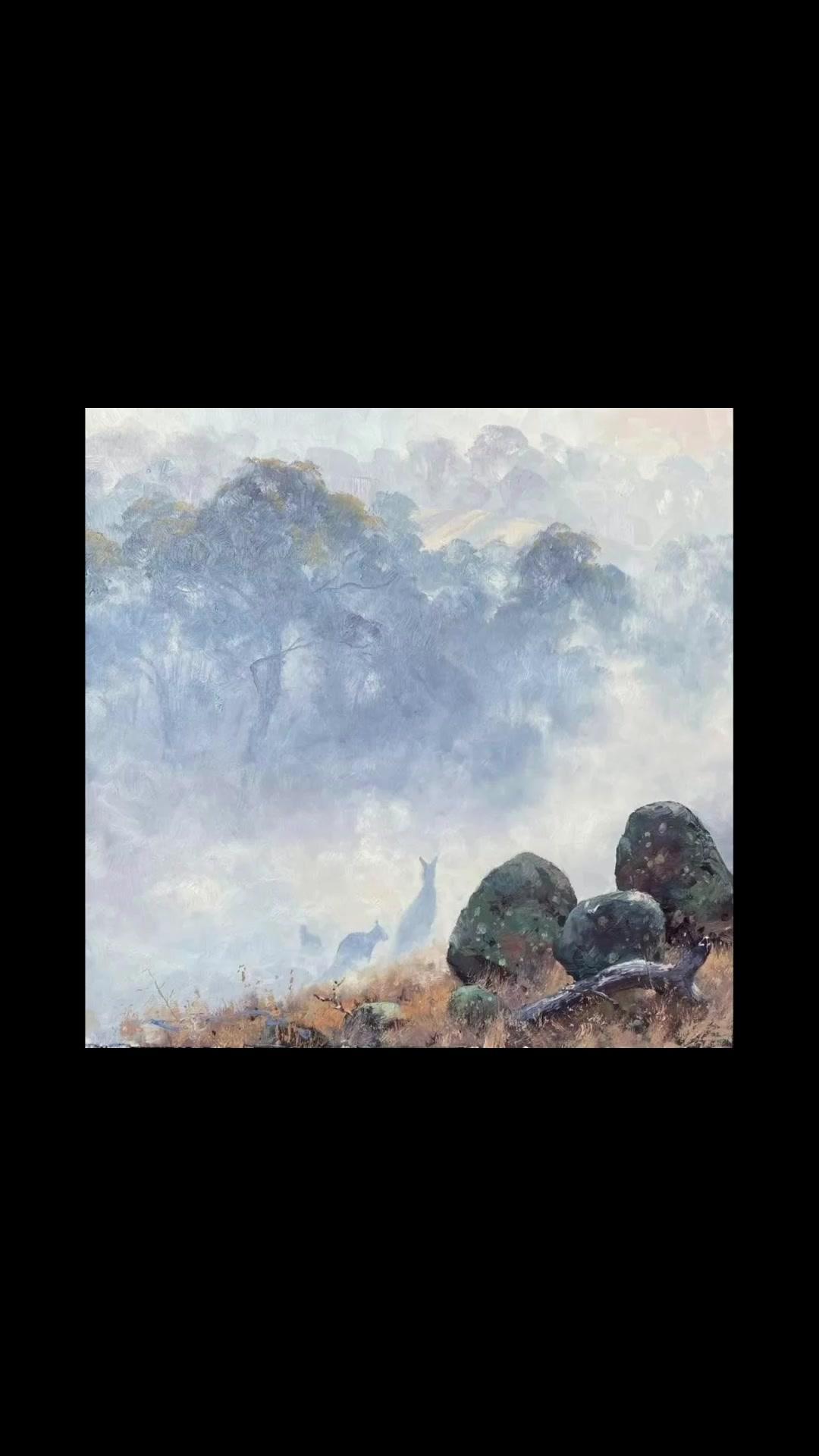 澳大利亚知名写生印象派绘画大师沃里克·富勒澳大利亚风景油画艺术作品欣赏!