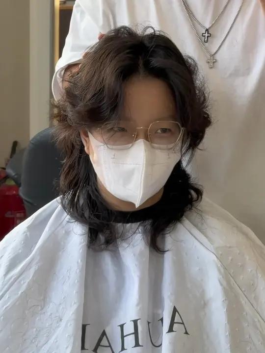 细软塌的必备发型狼尾鲻鱼头卷发