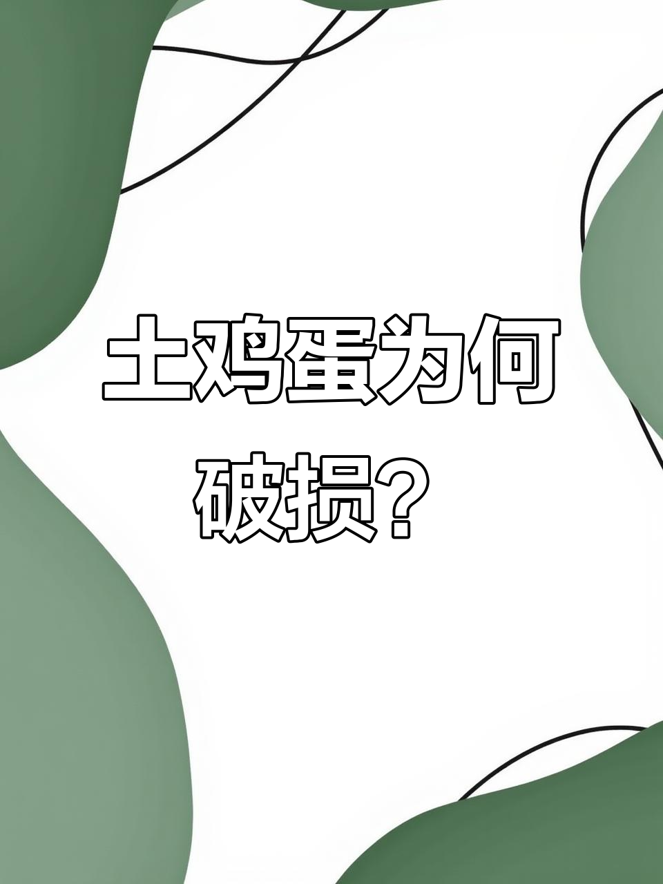 土鸡蛋测试破损，原来是这个原因！