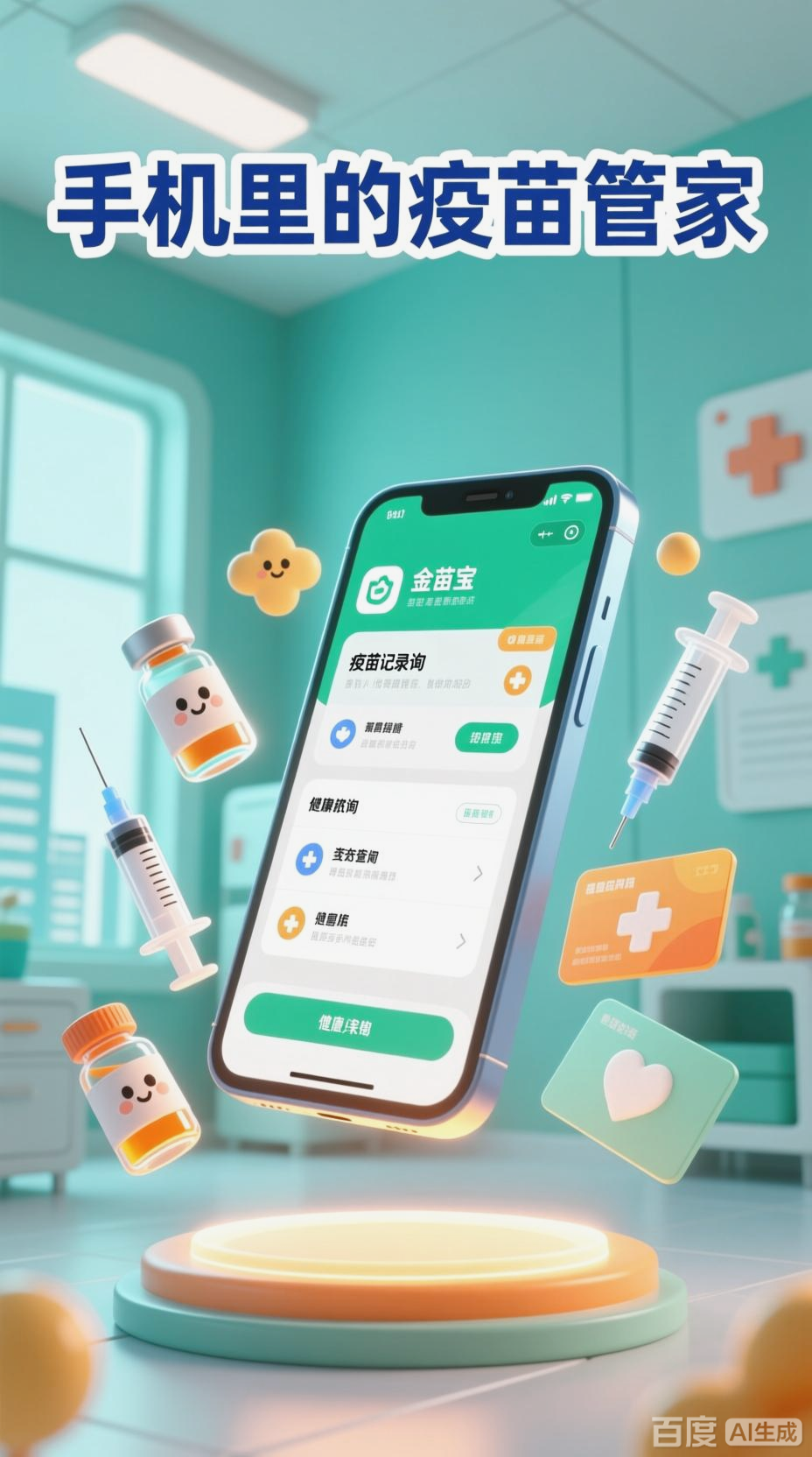 手机健康App,疫苗记录轻松查
