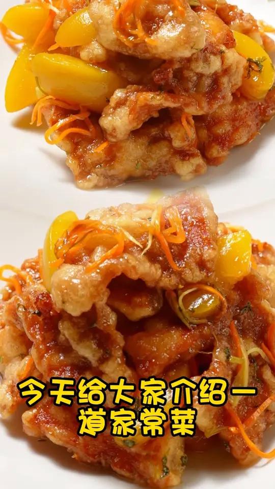 黄桃锅包肉秘诀大公开,外酥里嫩太诱人!
