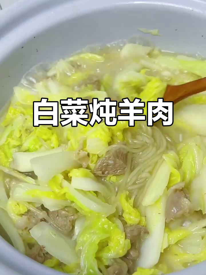 羊肉白菜炖粉条，暖心又美味！