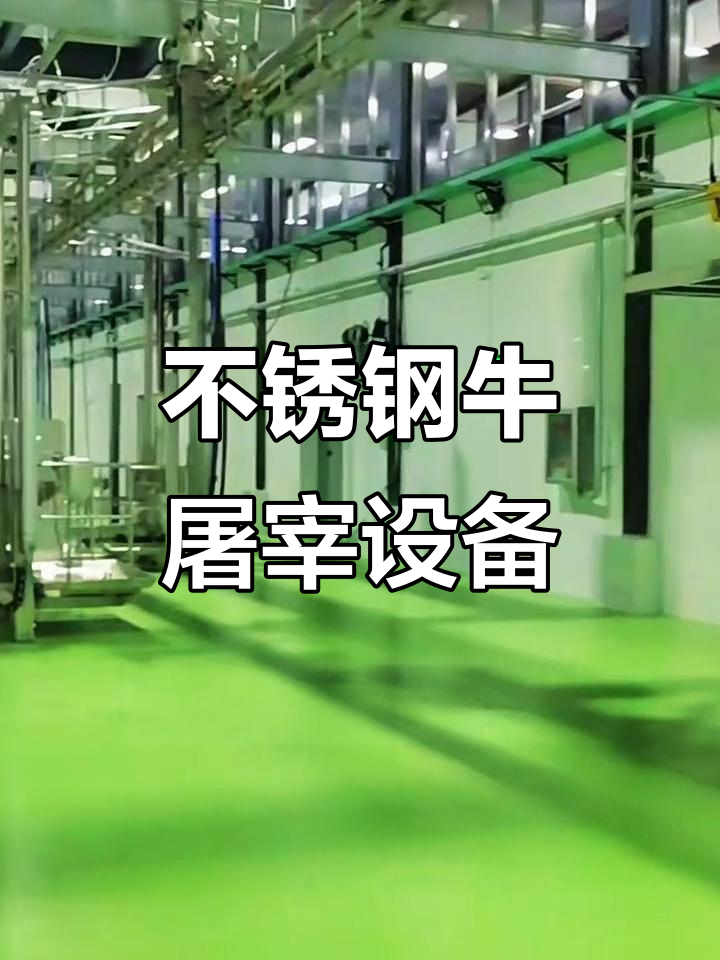 全不锈钢牛屠宰设备,高效生产线助力肉类加工
