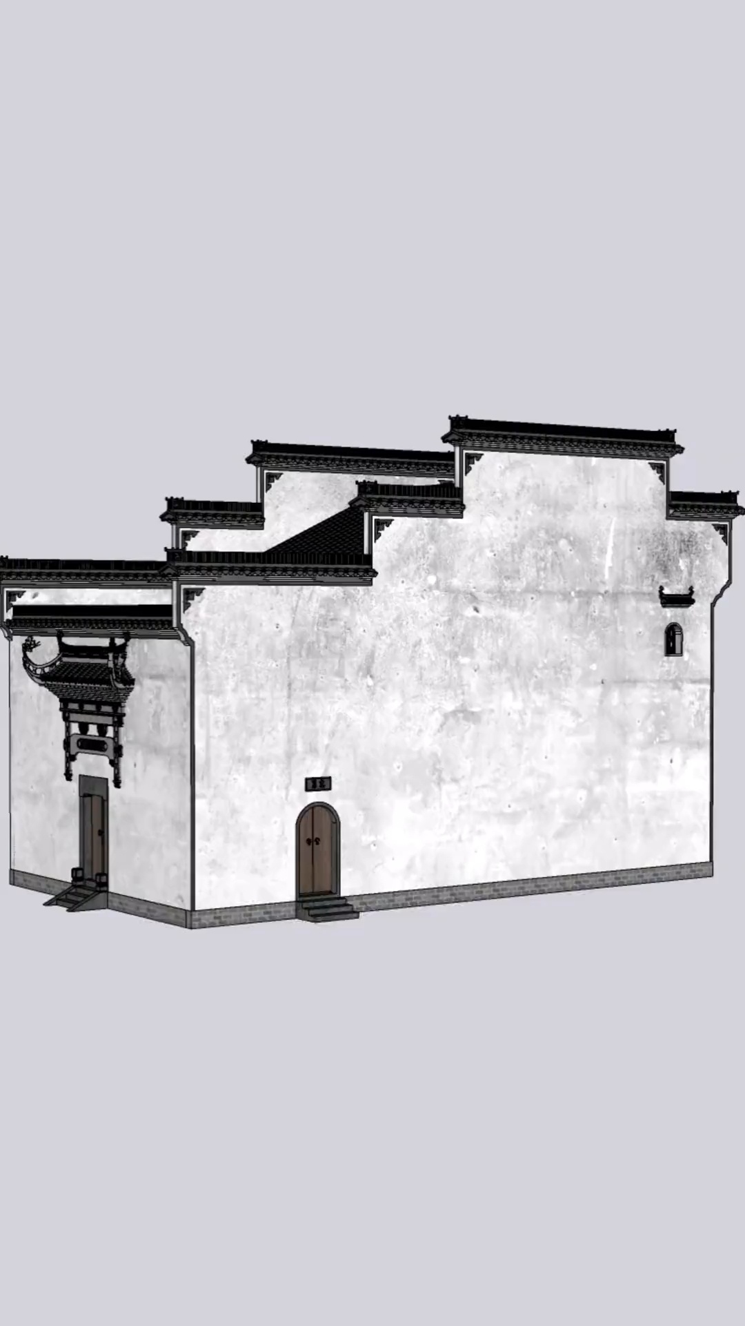 徽派清代古建筑