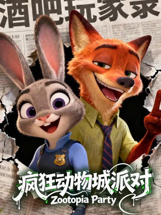 疯狂动物城派对？这也能在酒吧里搞？你太有活了！