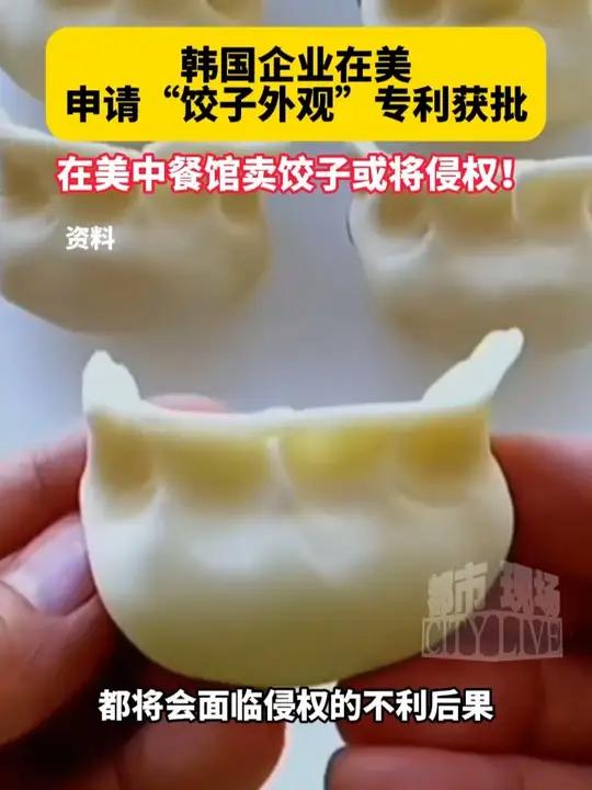 韩国企业在美申请“饺子外观”专利获批