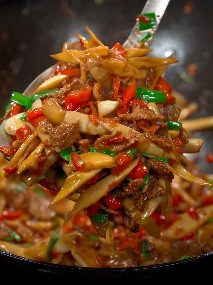 小竹笋炒肉