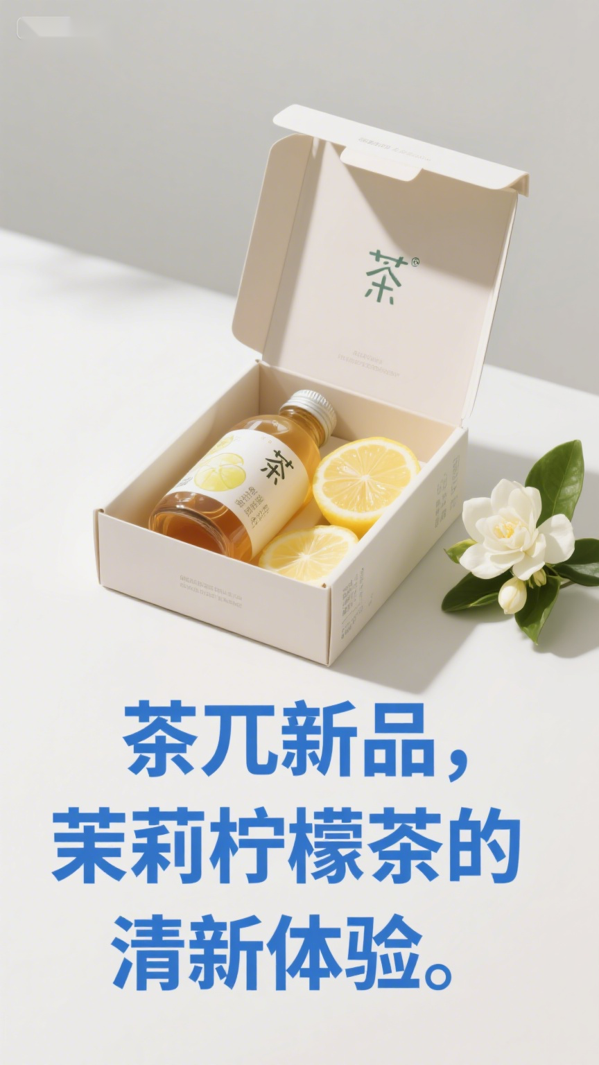 茶兀新品,茉莉柠檬茶的清新体验