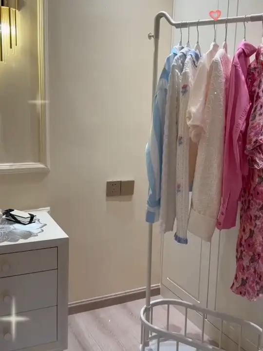 挂衣架落地衣帽架客厅可移动衣服架房间阳台立式衣架子