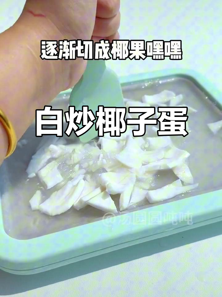 炒椰子蛋,解压神器!白炒冰机带来的治愈体验
