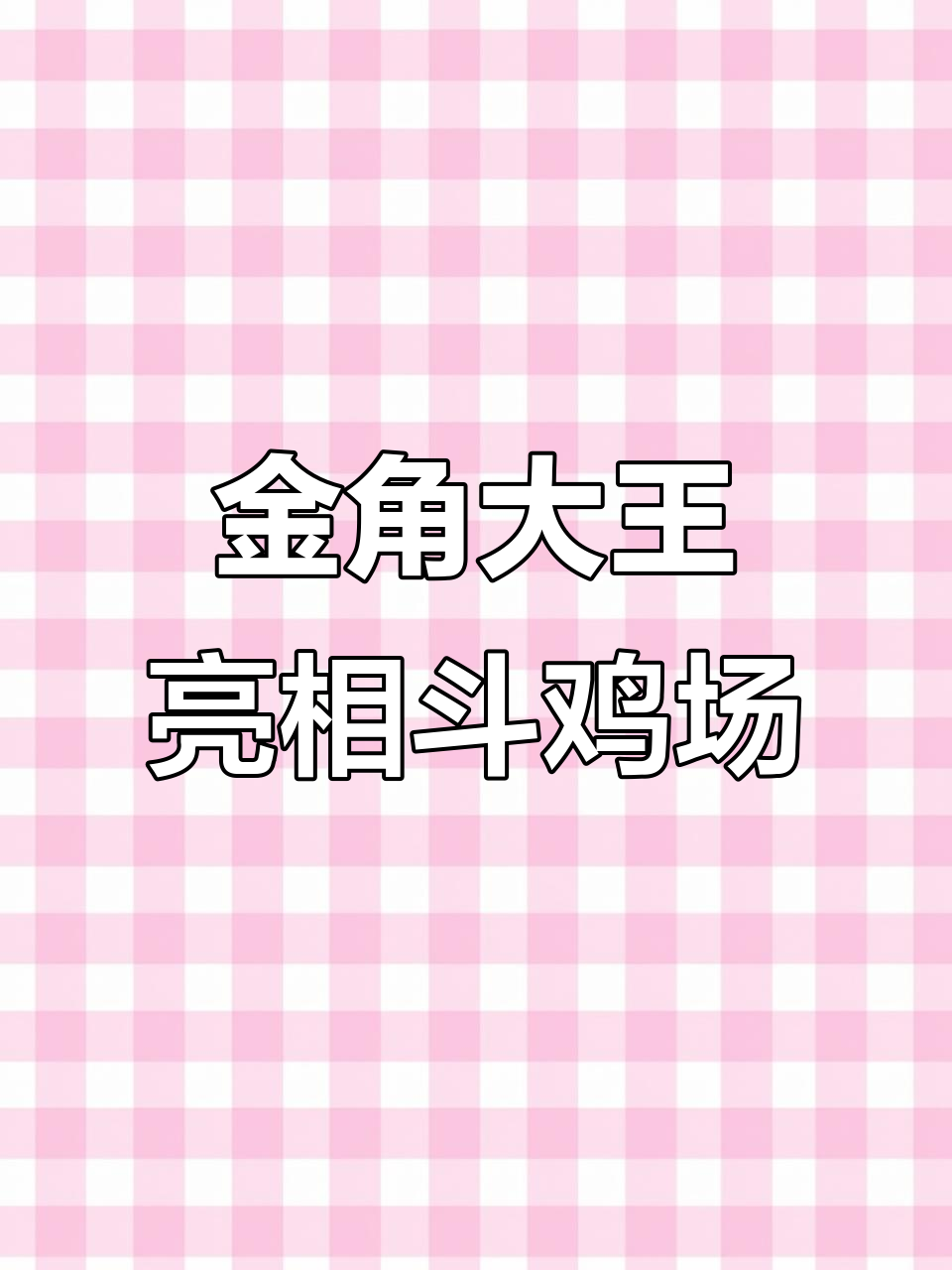 泰国斗鸡大赛激烈开打,金角大王强势登场!