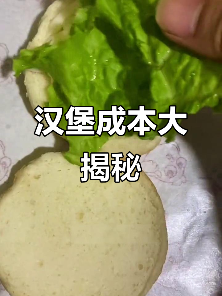 揭秘汉堡成本:一个炸鸡汉堡到底值多少钱?