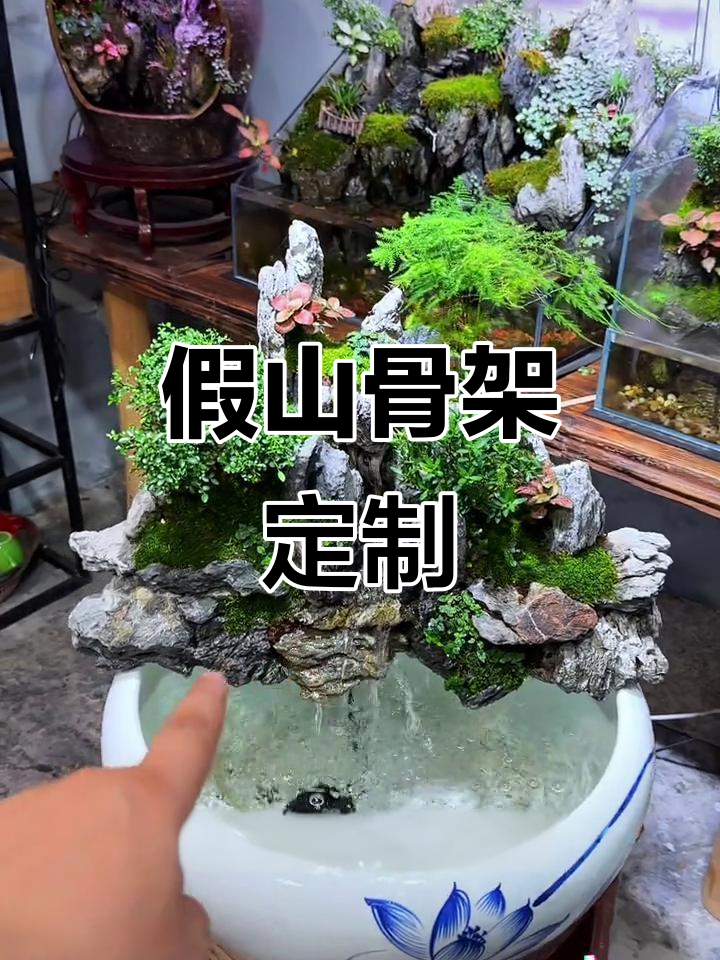 假山骨架定制，适合各种鱼缸尺寸，千万人关注！