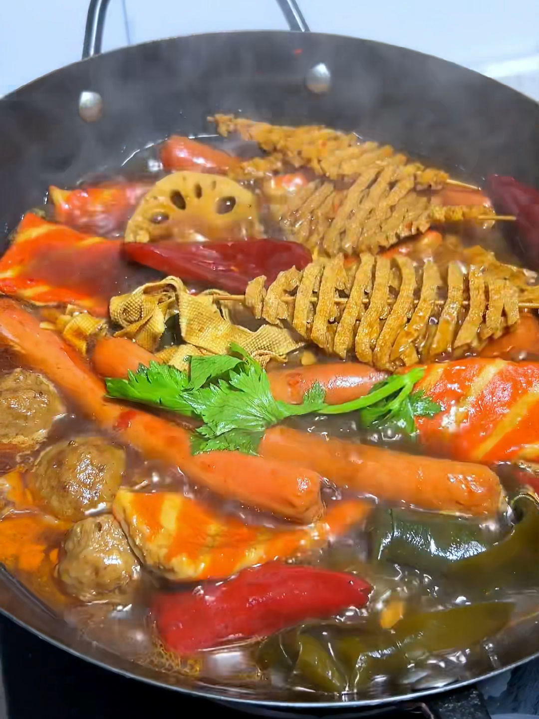 自制烧饼夹菜