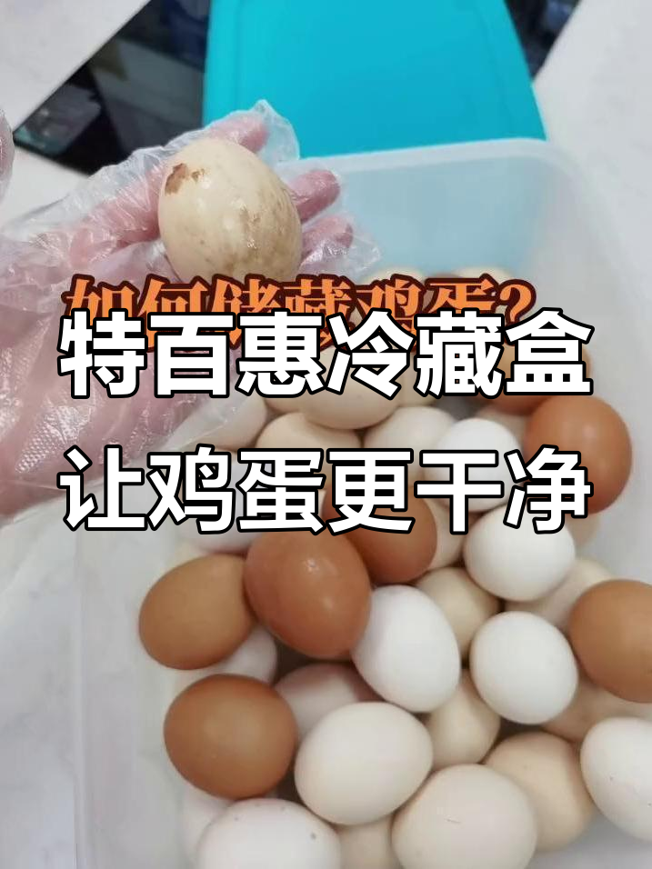 鸡蛋放冰箱不卫生?试试特百惠冷藏盒,细菌少一半