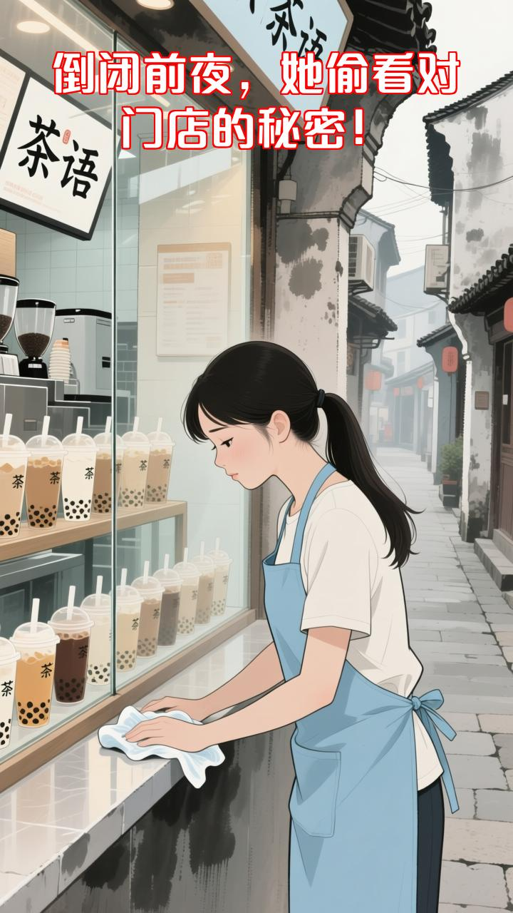 奶茶店最后一天营业,她发现对门店藏着致命真相!