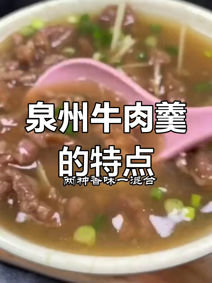 泉州牛肉羹:嫩滑又干净,配料十足的家乡味