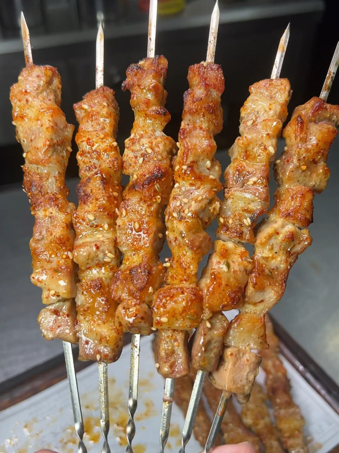 羊肉味的鸭肉串升级版