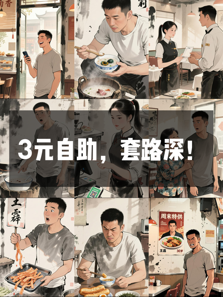 以为捡漏3元自助早餐，结果被反套路！