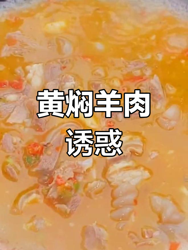 黄焖羊肉香气扑鼻,滋补美味让你垂涎三尺!