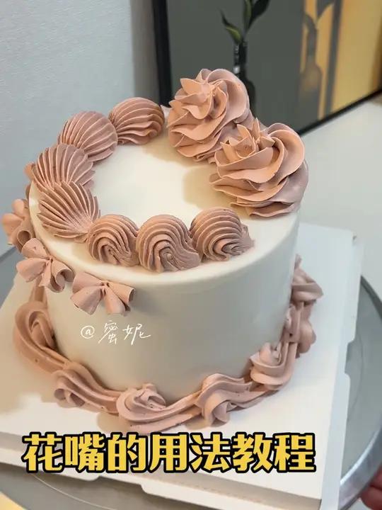 视频同款花嘴左下角10件套生日蛋糕裱花教程蛋糕装饰蛋糕裱花嘴