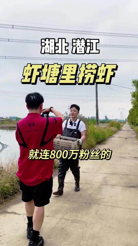 欢迎大家来我们湖北潜江，来体验捕捞小龙虾的乐趣