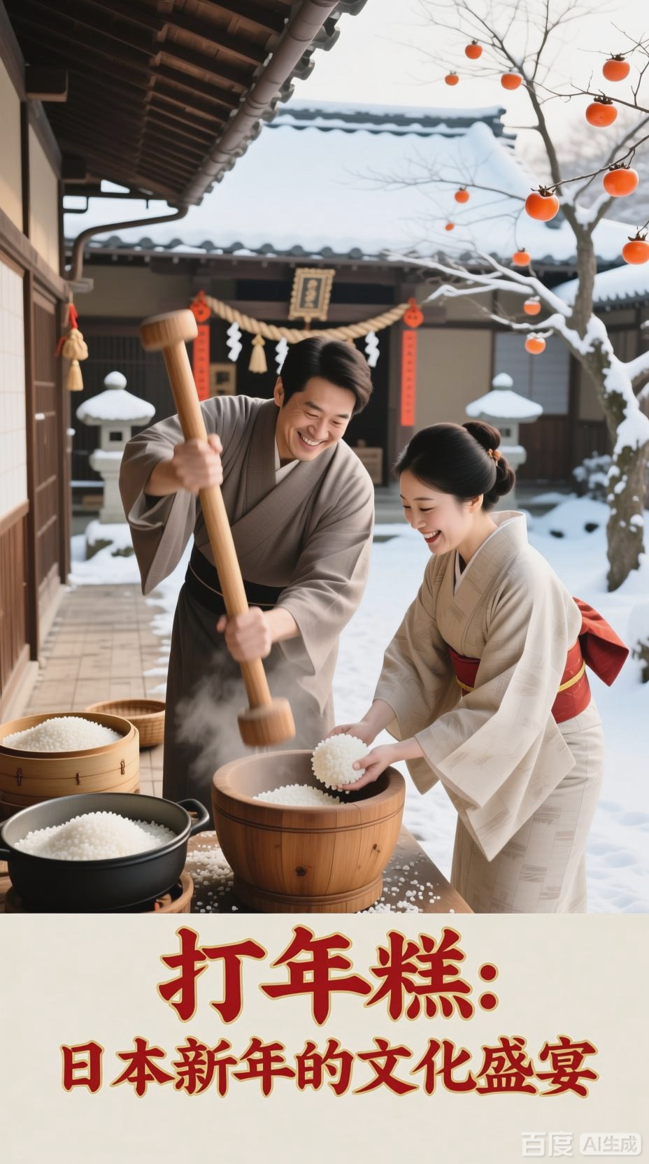 日本传统打年糕文化