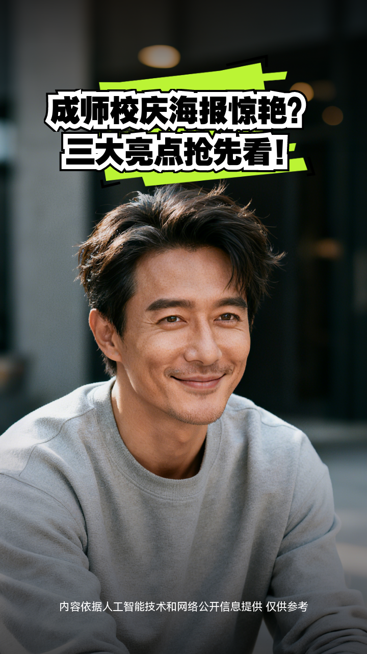 成师校庆海报惊艳？三大亮点抢先看！