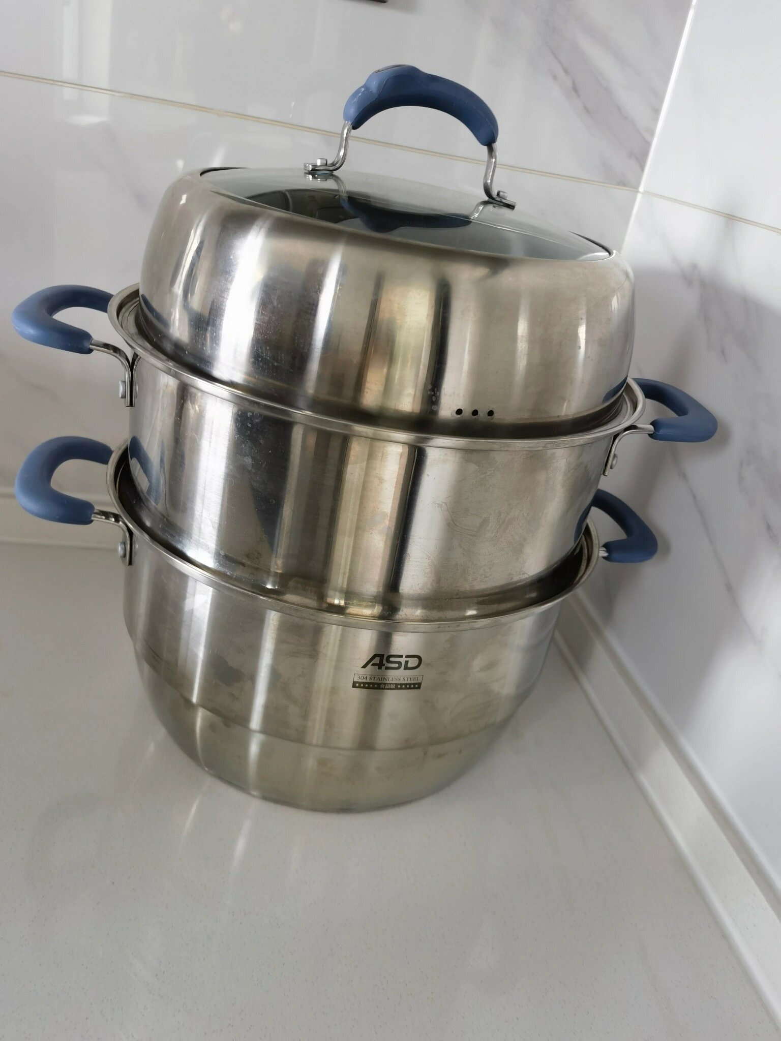 爱仕达304不锈钢蒸锅