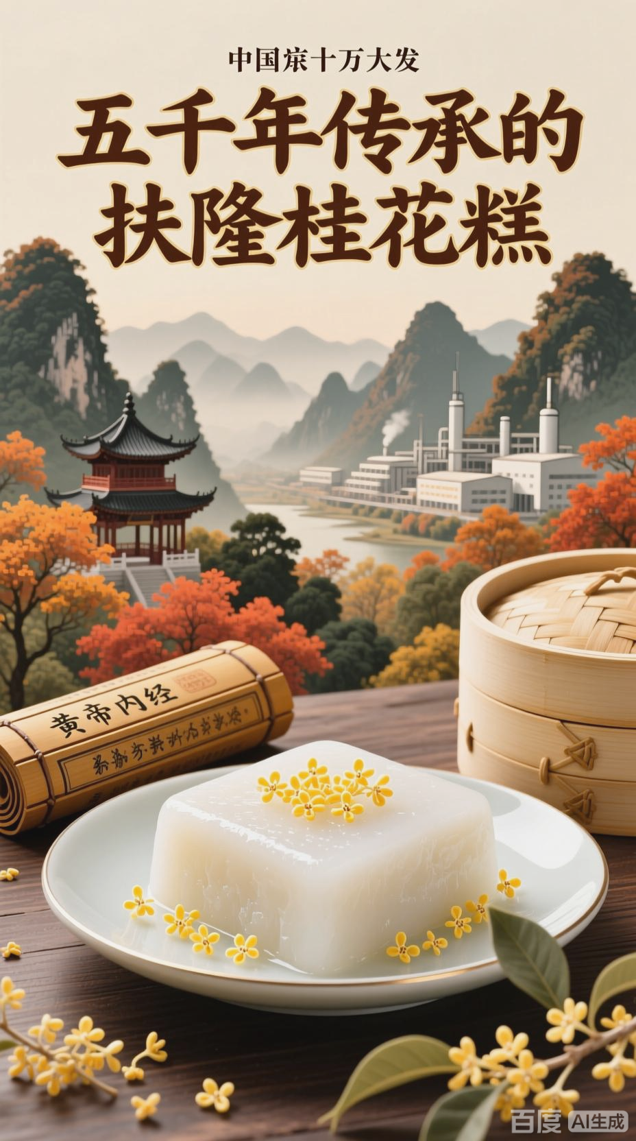 扶隆桂花糕,传承五千年的美味