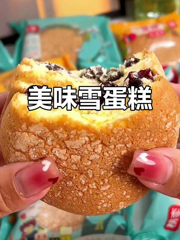 桃李雪蛋糕,酸甜可口,入口即化,超赞!