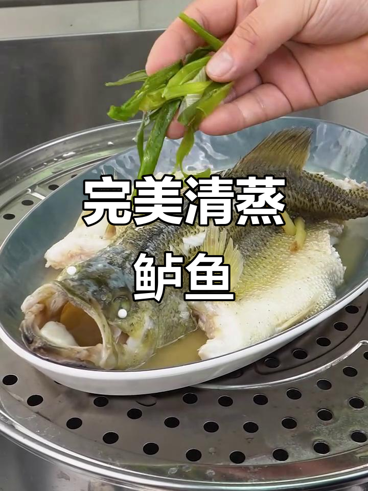 清蒸鲈鱼家常做法，掌握这些技巧鱼肉鲜嫩无腥味