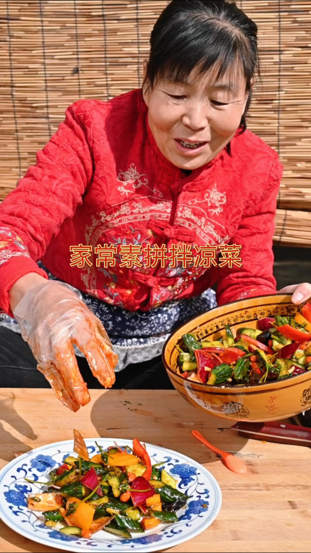 陕西特色家常凉拌素菜拼盘